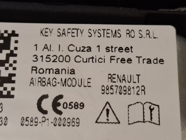 bontott DACIA DUSTER Kormánylégzsák