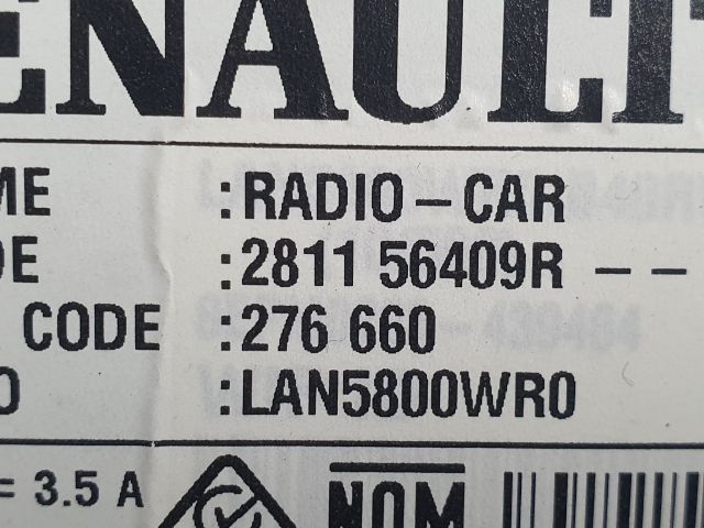 bontott DACIA DUSTER Navigációs Fejegység