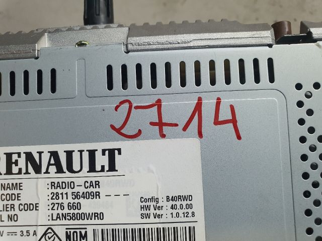 bontott DACIA DUSTER Navigációs Fejegység