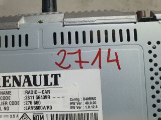 bontott DACIA DUSTER Navigációs Fejegység