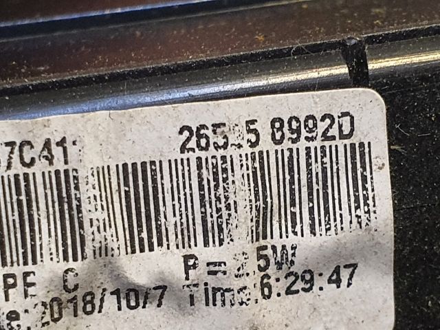 bontott DACIA DUSTER Pótféklámpa