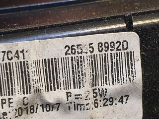 bontott DACIA DUSTER Pótféklámpa