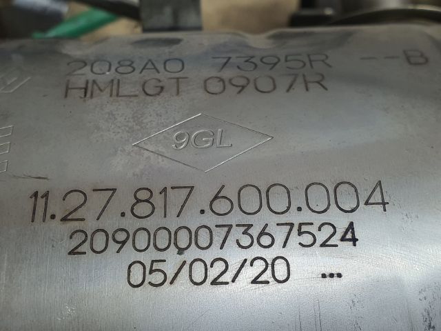 bontott DACIA DUSTER Részecskeszűrő