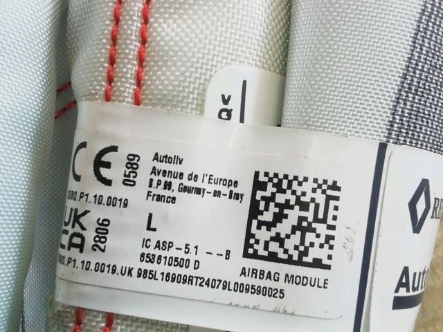 bontott DACIA JOGGER Bal Függönylégzsák és Oldallégzsák