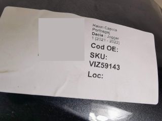 bontott DACIA JOGGER Csomagtérajtó (Üres lemez)