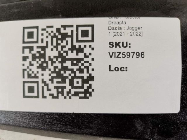 bontott DACIA JOGGER Jobb Ködlámpa Rács