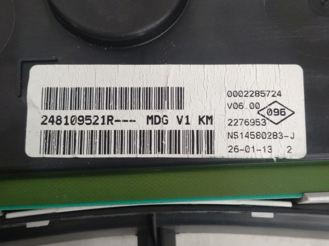 bontott DACIA LODGY Kilométeróra