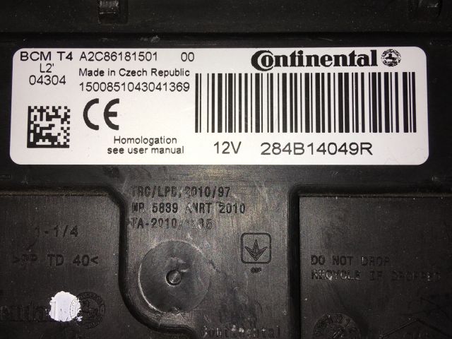 bontott DACIA LODGY Komfort Elektronika