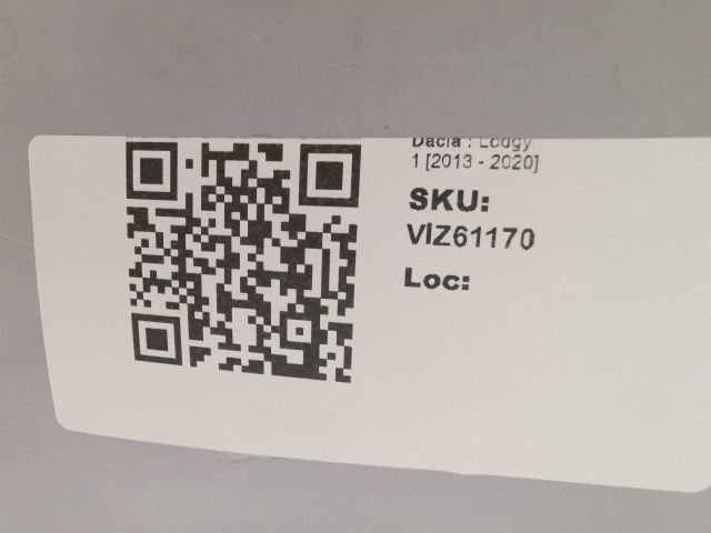 bontott DACIA LODGY Motorháztető