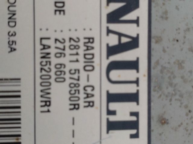 bontott DACIA LODGY Rádió / CD