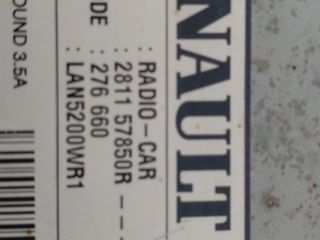 bontott DACIA LODGY Rádió / CD