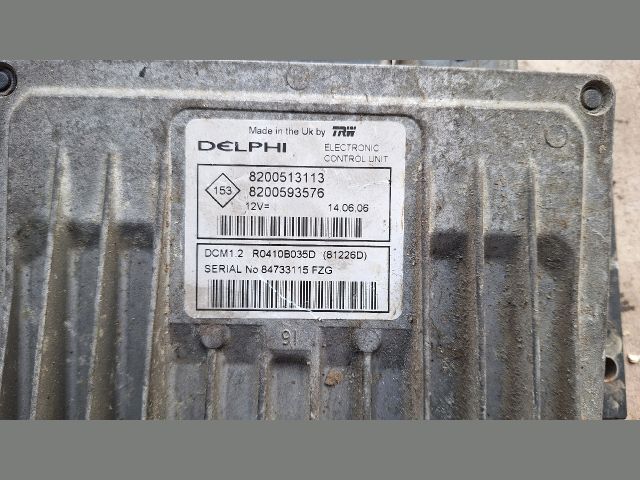 bontott DACIA LOGAN Motorvezérlő