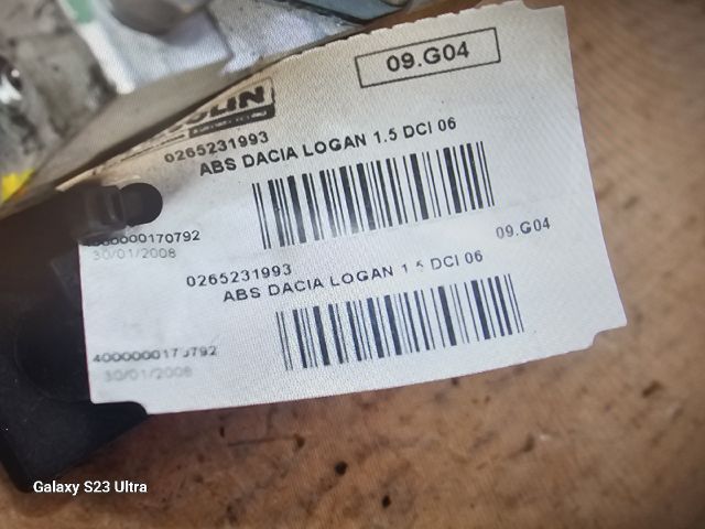 bontott DACIA LOGAN ABS Kocka