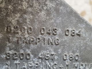 bontott DACIA LOGAN Váltó Tartó Bak (Pozíciófüggetlen)