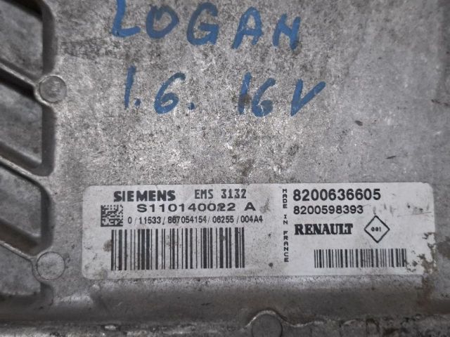 bontott DACIA LOGAN Motorvezérlő