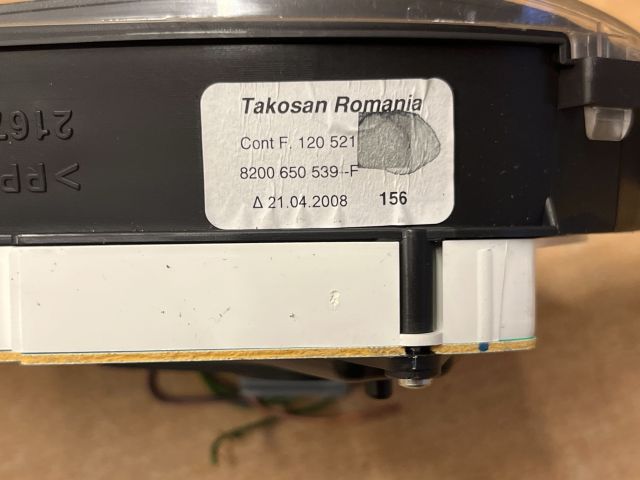 bontott DACIA LOGAN Kilométeróra