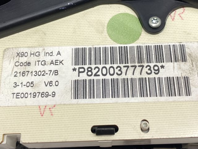 bontott DACIA LOGAN Kilométeróra