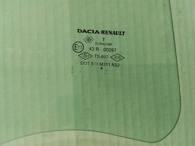 bontott DACIA LOGAN Bal első Ablak