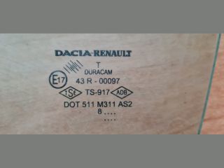 bontott DACIA LOGAN Bal első Ablak