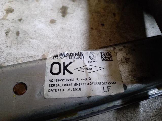 bontott DACIA LOGAN Bal első Ablakemelő Szerkezet (Elektromos)