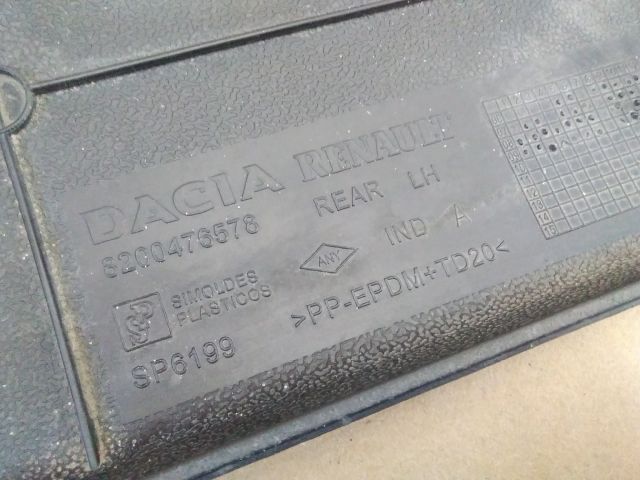 bontott DACIA LOGAN Bal hátsó Ajtó Díszléc