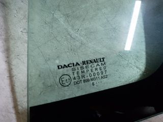 bontott DACIA LOGAN Bal hátsó Fixüveg (Ajtóban)