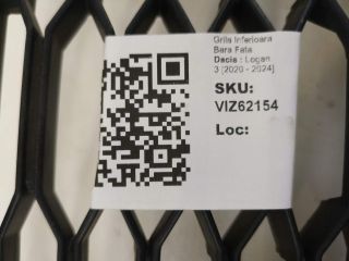 bontott DACIA LOGAN Első Lökhárító Alsó Középső Díszrács