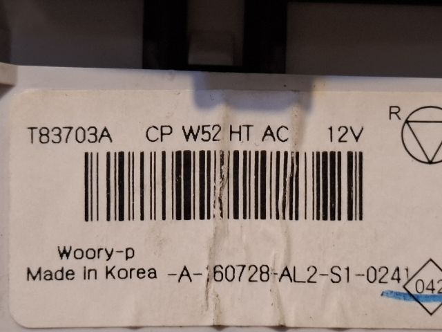 bontott DACIA LOGAN Fűtéskapcsoló (manuális klímás)