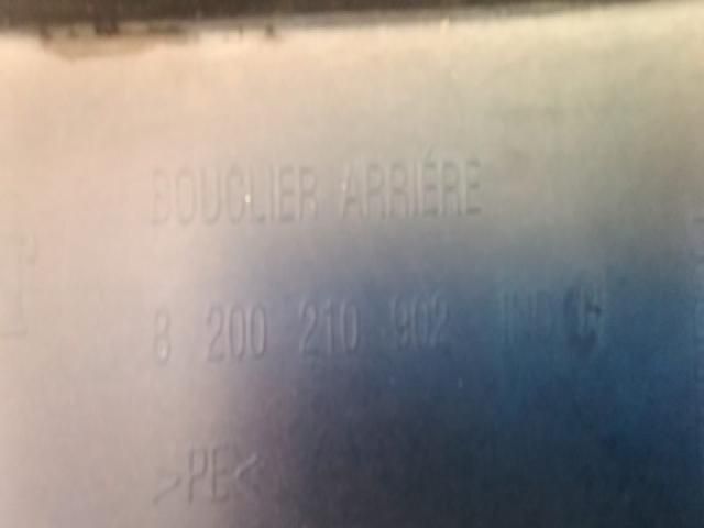 bontott DACIA LOGAN Hátsó Lökhárító (Üresen)