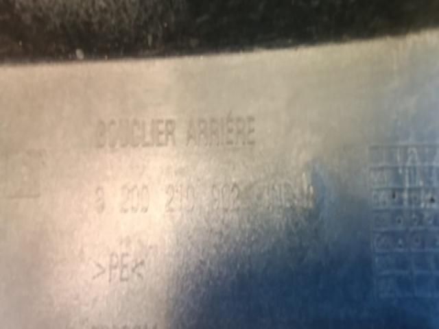 bontott DACIA LOGAN Hátsó Lökhárító (Üresen)