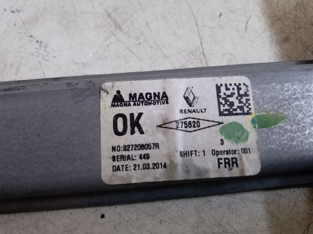 bontott DACIA LOGAN Jobb hátsó Ablakemelő Szerkezet (Elektromos)