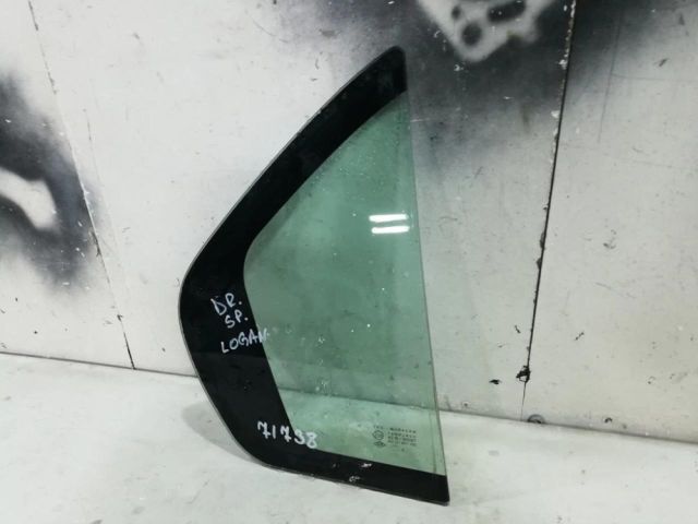 bontott DACIA LOGAN Jobb hátsó Fixüveg (Ajtóban)