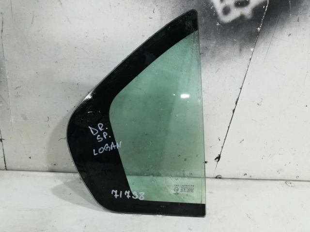 bontott DACIA LOGAN Jobb hátsó Fixüveg (Ajtóban)