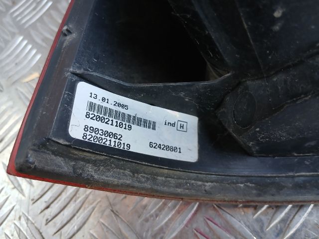 bontott DACIA LOGAN Jobb Külső Hátsó Lámpa