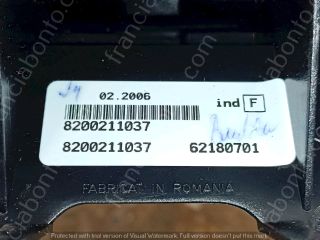 bontott DACIA LOGAN Pótféklámpa