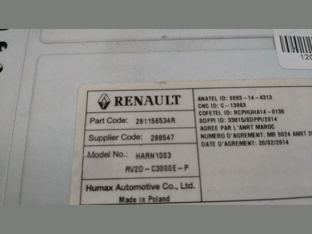 bontott DACIA LOGAN Rádió / CD