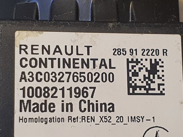 bontott DACIA SANDERO Immobilizer Elektronika