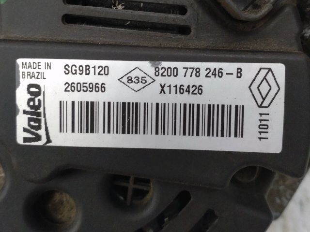 bontott DACIA SANDERO Generátor