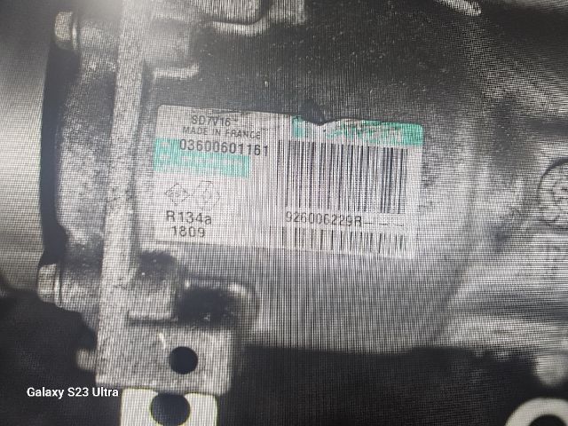 bontott DACIA SANDERO Klímakompresszor