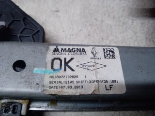 bontott DACIA SANDERO Bal első Ablakemelő Szerkezet (Elektromos)