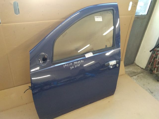 bontott DACIA SANDERO Bal első Ajtó (Üres lemez)