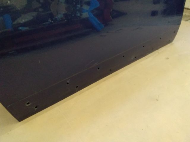 bontott DACIA SANDERO Bal első Ajtó (Üres lemez)