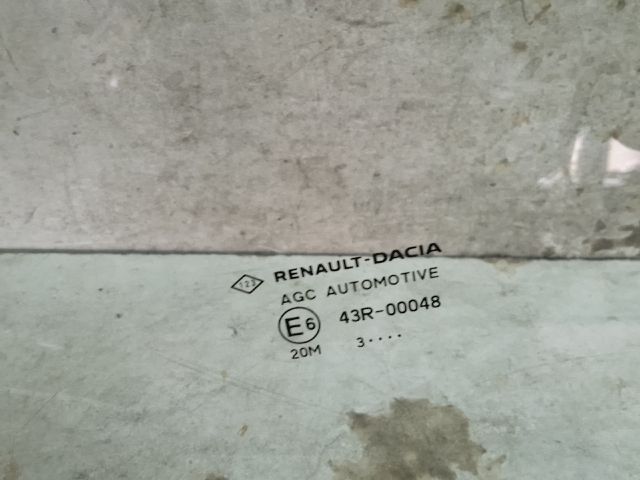 bontott DACIA SANDERO Bal hátsó Ablak