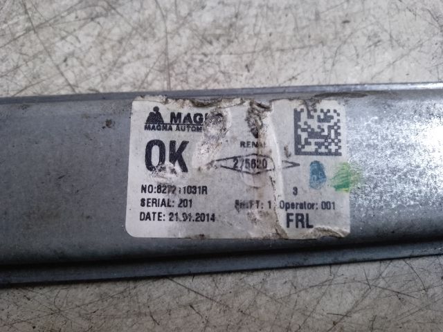 bontott DACIA SANDERO Bal hátsó Ablakemelő Szerkezet (Elektromos)