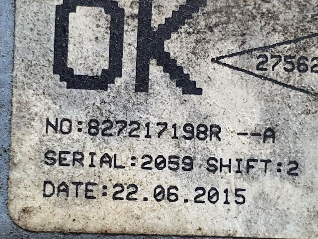 bontott DACIA SANDERO Bal hátsó Ablakemelő Szerkezet (Mechanikus)