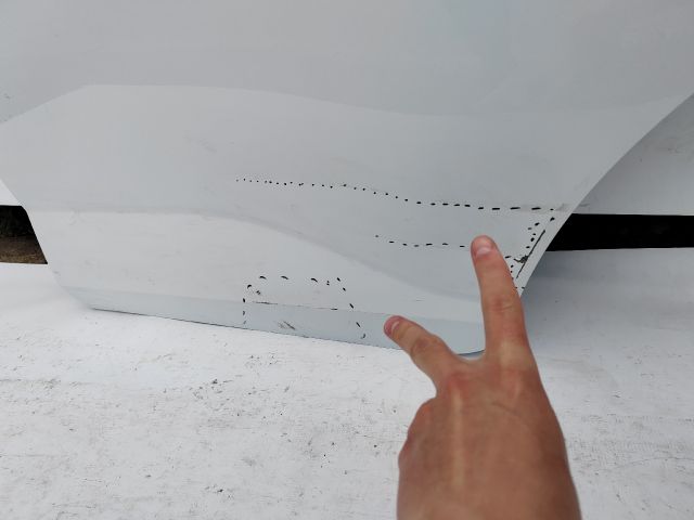 bontott DACIA SANDERO Bal hátsó Ajtó (Üres lemez)