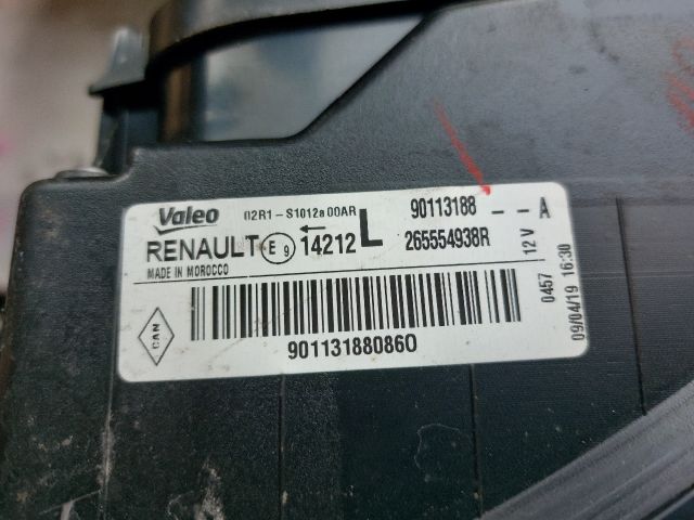 bontott DACIA SANDERO Bal Hátsó Lámpa