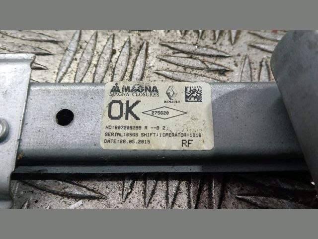 bontott DACIA SANDERO Jobb első Ablakemelő Szerkezet (Elektromos)