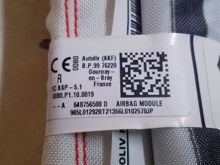 bontott DACIA SANDERO Jobb első Függöny Légzsák