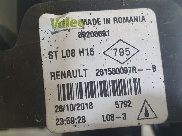 bontott DACIA SANDERO Jobb Ködfényszóró